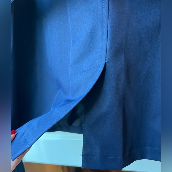 Weatherproof - NWT - Large - Women's Blue Trench Coat - Double Breasted - belt - Picture 12 of 14